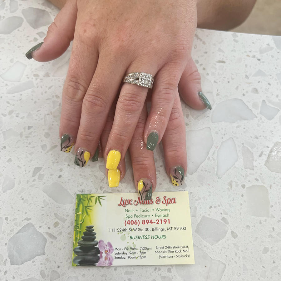 Nail design at Lux Nail and Spa